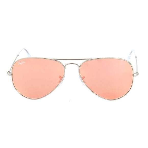 RayBan (Store Display) Aviator Pink Reflective Lenses RB3025 Mirror - Picture 12 of 12